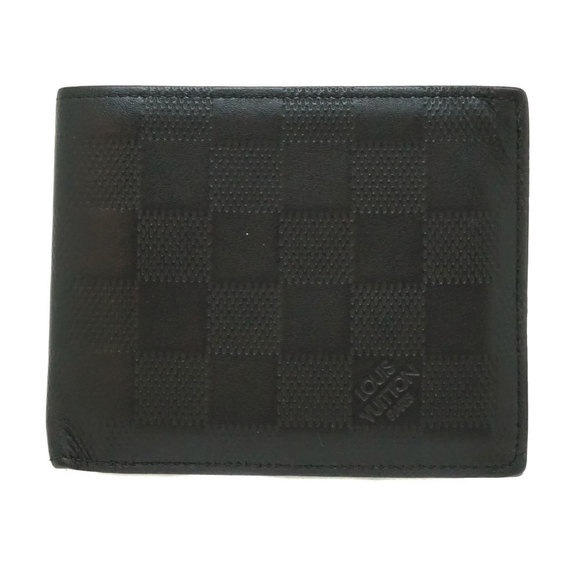 Louis Vuitton Portefeuille Monogram Brazza Wallet Black Eclipse - Picture 1 of 9